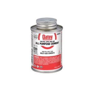 Oatey 4oz Allzweckzement für ABS, PVC und CPVC klar