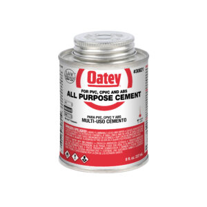 Oatey 8oz Allzweckzement für ABS, PVC und CPVC klar
