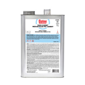 Oatey Gallone Rain-R-Shine Medium Blau PVC Zement