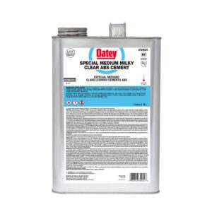 Oatey Gallone Medium Body Special Milky Clear ABS Zement