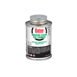 Oatey 4oz Medium Klar PVC Zement