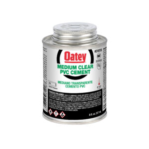 Oatey 8oz Medium Klar PVC Zement