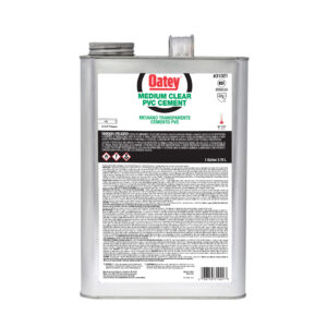 Oatey Gallone Medium Klar PVC Zement