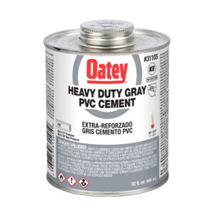 Oatey 32oz Hochleistungs-grauer PVC-Zement