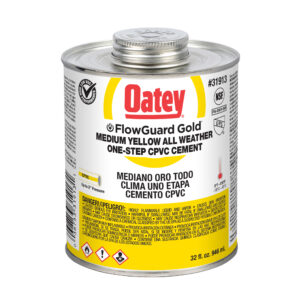 Oatey 32oz All Weather Flowguard Gold CPVC Zement