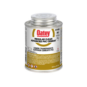 Oatey 8oz Regular Clear Advanced PVC Zement