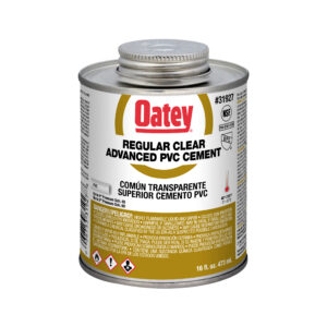 Oatey 16oz Regular Clear Advanced PVC Zement