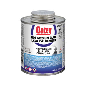 Oatey Blue Lava Medium Blue PVC Zement
