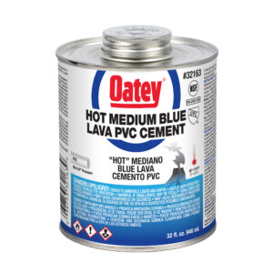 Oatey 32oz Blaue Lava Mittelblauer PVC-Zement
