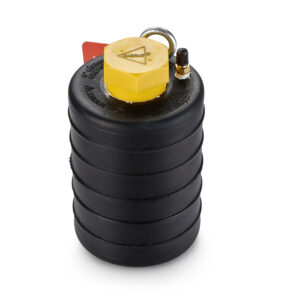 Cherne 6 Zoll. Durchfluss-Stopfen, 1-1/2 Zoll Bypass