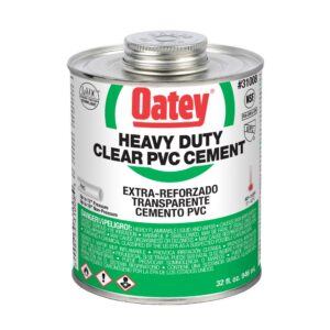 Oatey 32oz Hochleistungs-PVC-Zement klar