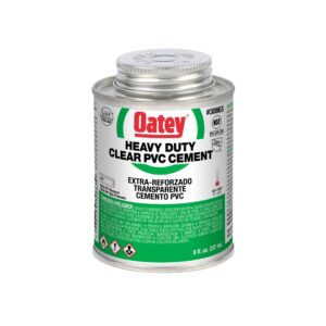 Oatey 8oz Schwerer klarer PVC-Zement